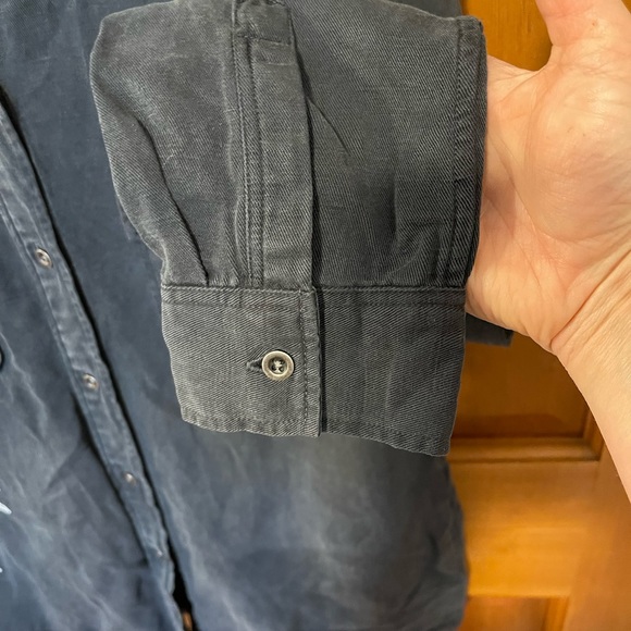 Rails Kato Military Embellished Shirt Jacket Dark Gray - Picture 5 of 9